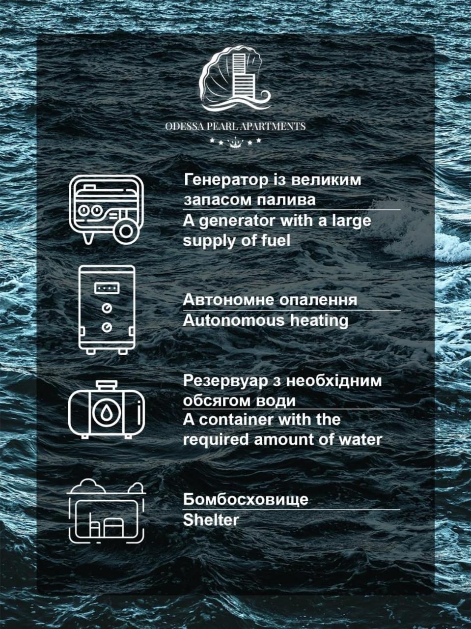 Odesa Pearl Arcadia Lägenhet Exteriör bild